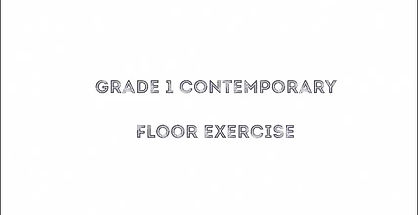 Gr 1 Contemporary - Floor Exercise